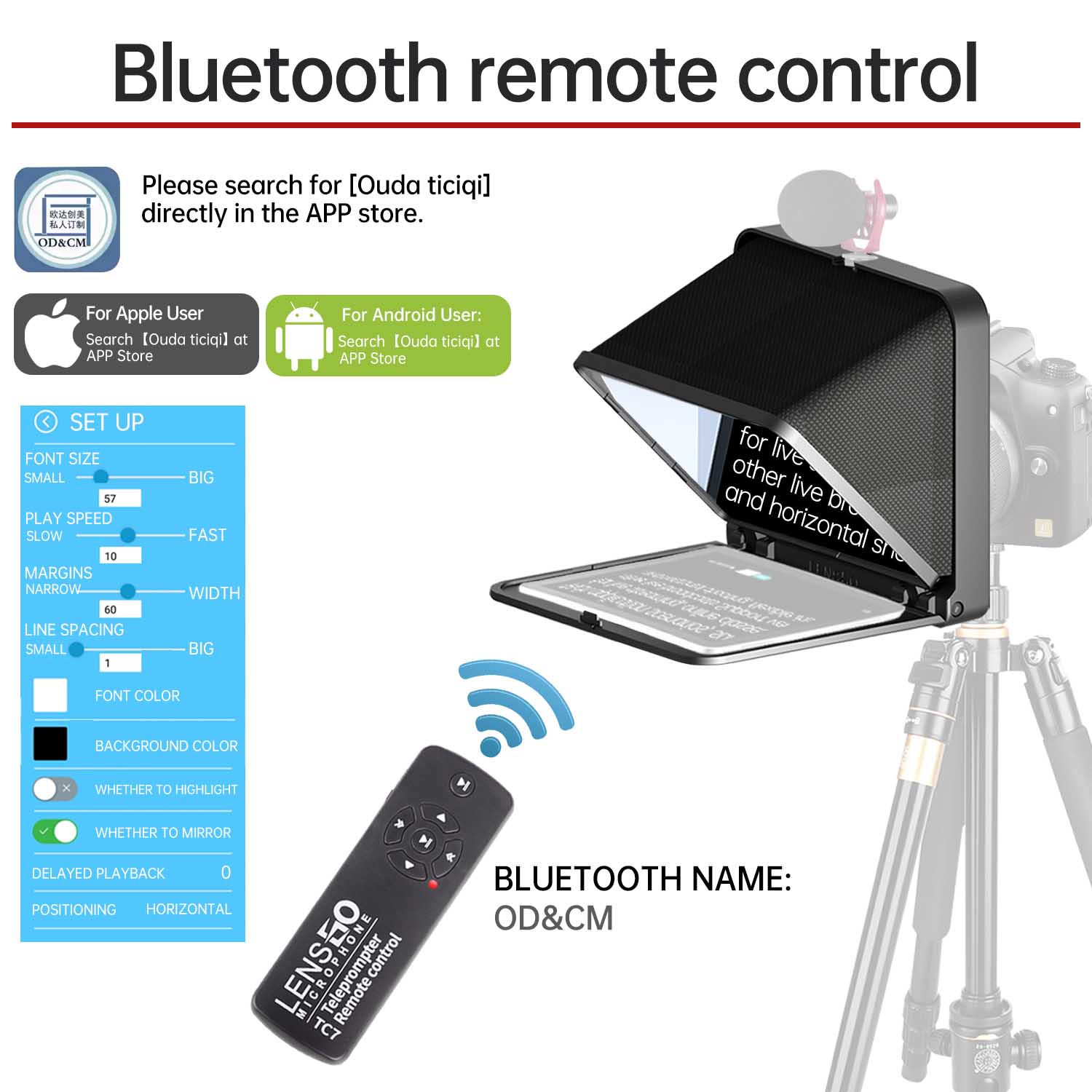 teleprompter for laptop