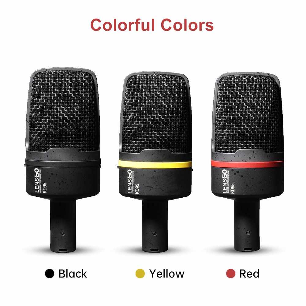 colorful microphones