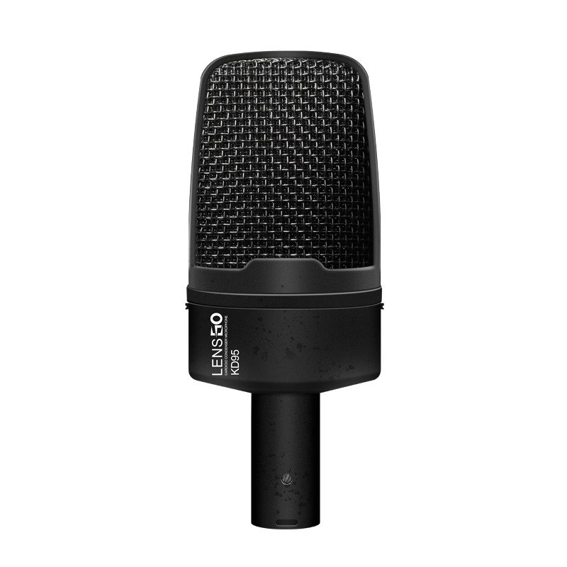 LensgoKD95 Condenser Microphone, LENSGO KD95 Professional Cardioid Studio Condenser Mic with XLR to 3.5mm Cable for Podcasting, Streaming, Vocal Recording, Singer, Podcaster, Skype, YouTube (Black)